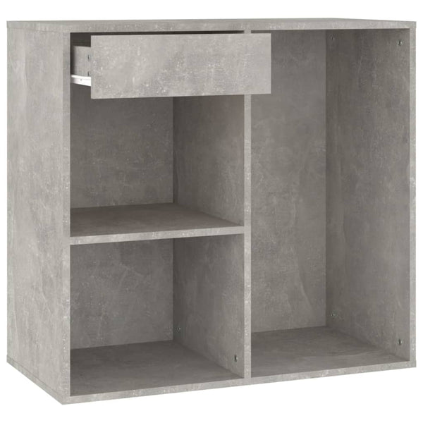 Kosmetikschrank Scarlet, grau, 80x40x75cm (Holz)
