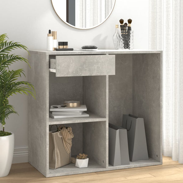 Kosmetikschrank Scarlet, grau, 80x40x75cm (Holz)