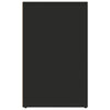 Schwarzer Kosmetikschrank Frodita 80x40x65cm (Holz)
