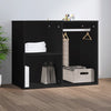 Schwarzer Kosmetikschrank Frodita 80x40x65cm (Holz)