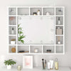 Weißer Spiegelschrank mit LED-Beleuchtung Zornela 91x15x76,5cm