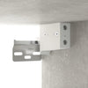 Spiegelwandschrank betongrau mit LED-Beleuchtung Roby 70x16,5x60cm