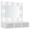 Weißer Spiegelschrank mit LED-Beleuchtung Bliznicov 60x31,5x62cm
