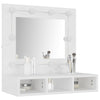Weißer Spiegelschrank mit LED-Beleuchtung Bliznicov 60x31,5x62cm