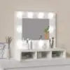 Weißer Spiegelschrank mit LED-Beleuchtung Bliznicov 60x31,5x62cm