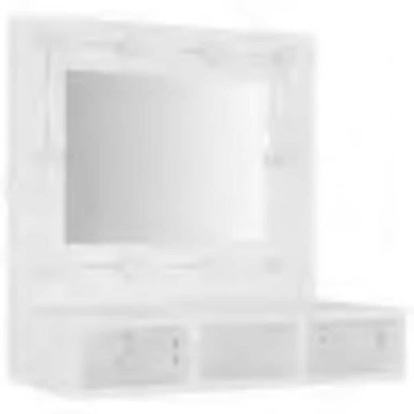 Weißer Spiegelschrank mit LED-Beleuchtung Bliznicov 60x31,5x62cm