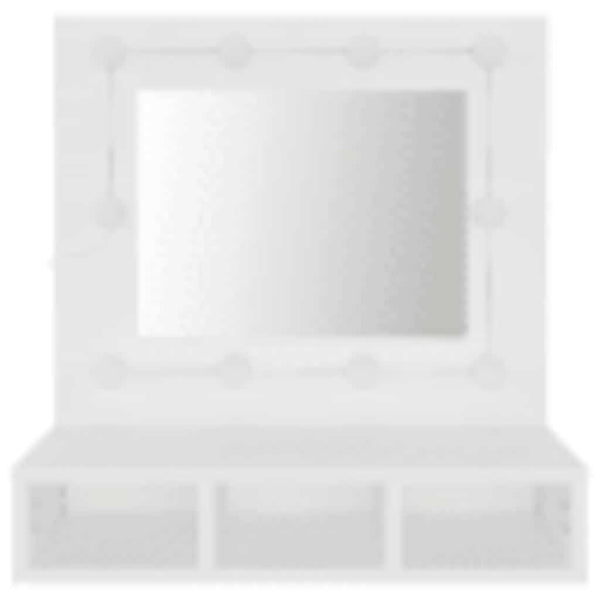 Weißer Spiegelschrank mit LED-Beleuchtung Bliznicov 60x31,5x62cm