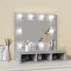 Spiegelschrank betonfarben mit LED-Beleuchtung Bliznicov 60x31,5x62cm