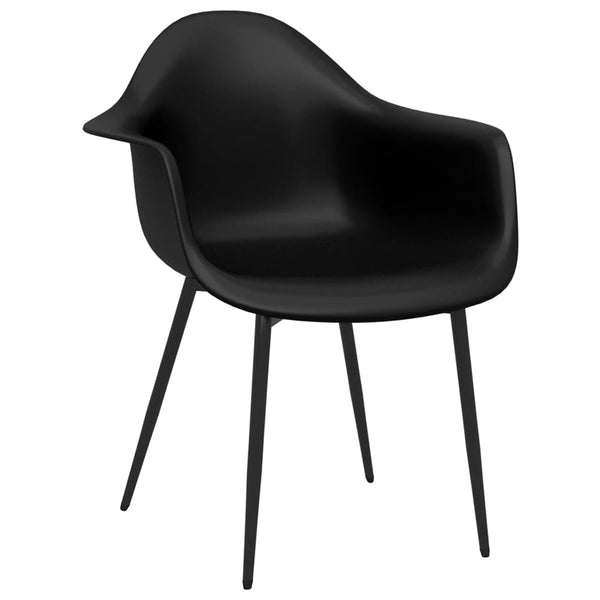 Schwarze Esszimmerstühle Erby (4er Set)