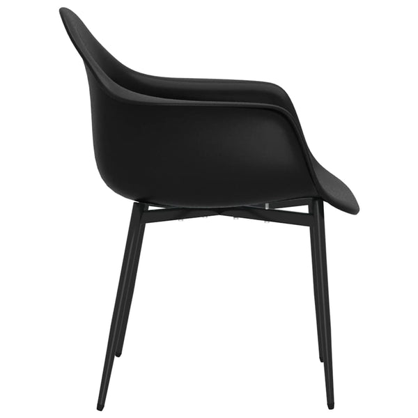 Schwarze Esszimmerstühle Erby (4er Set)