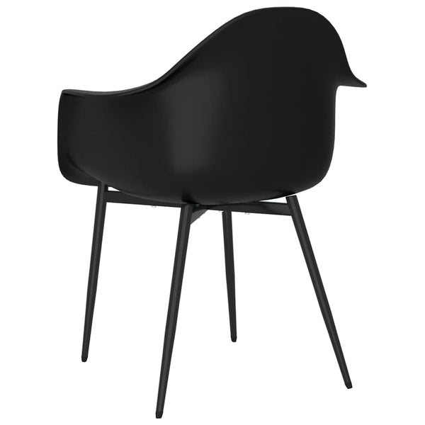 Schwarze Esszimmerstühle Erby (4er Set)