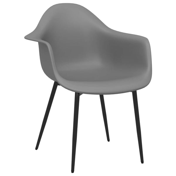 Harmaa ruokatuolit Erby (2 kpl)