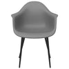 Harmaa ruokatuolit Erby (2 kpl)