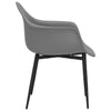 Harmaa ruokatuolit Erby (2 kpl)
