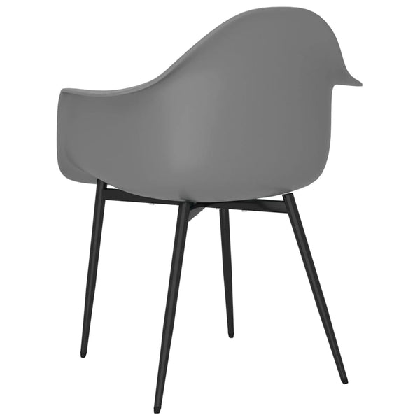 Harmaa ruokatuolit Erby (2 kpl)