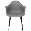 Harmaa ruokatuolit Erby (4 kpl)