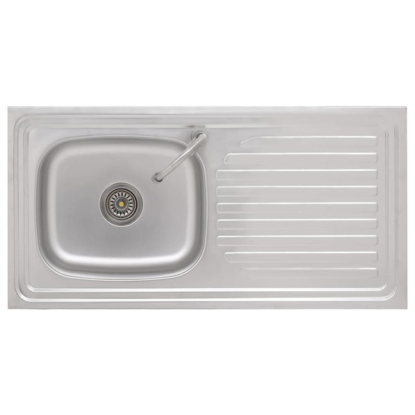 Edelstahlspülbecken für Campingplätze Alexandry (mit Wasserhahn)