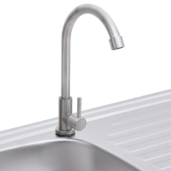 Edelstahlspülbecken für Campingplätze Alexandry (mit Wasserhahn)