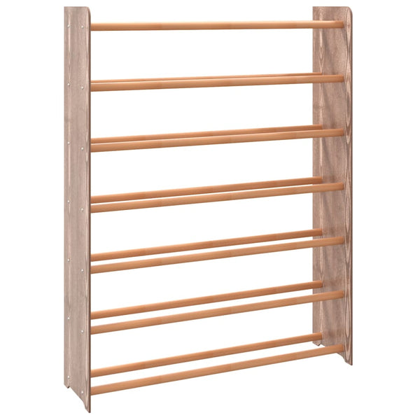 Brauner Schuhschrank Darian 90x24x117cm (Holz)