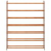 Brauner Schuhschrank Darian 90x24x117cm (Holz)