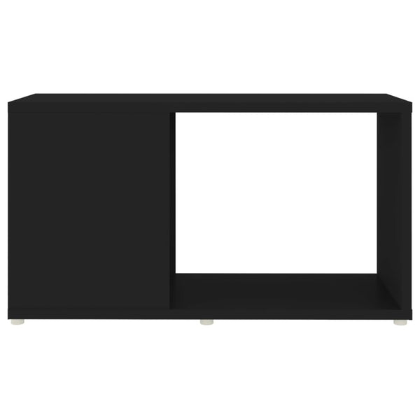 Schwarzer TV-Ständer Donald, 60x24x32cm (Spanplatte)