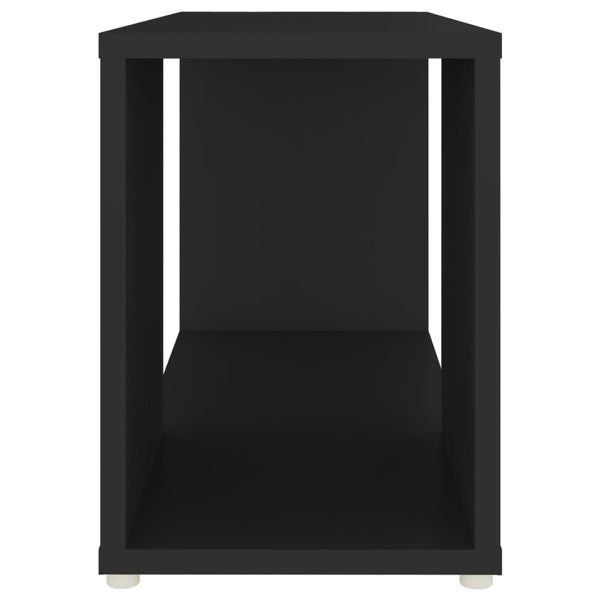 Schwarzer TV-Ständer Donald, 60x24x32cm (Spanplatte)