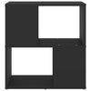 Schwarzes Bücherregal Donald\ 60x24x63cm (Holz)
