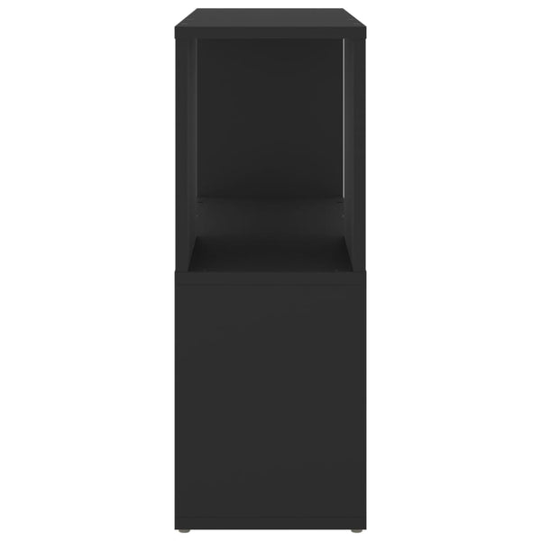 Schwarzes Bücherregal Donald\ 60x24x63cm (Holz)