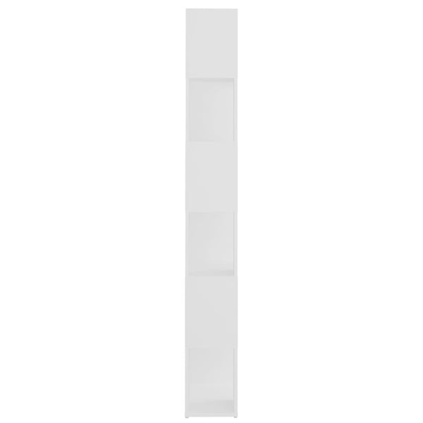Weißes Bücherregal/Raumteiler Donald, 60x24x186cm