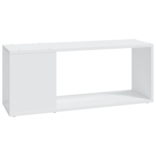 Weißes TV-Lowboard Donald 80x24x32cm (Spanplatte)