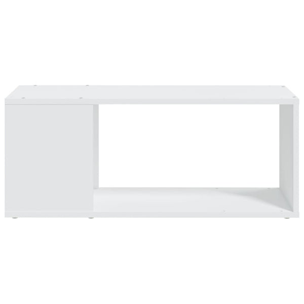 Weißes TV-Lowboard Donald 80x24x32cm (Spanplatte)