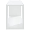 Weißes TV-Lowboard Donald 80x24x32cm (Spanplatte)