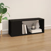 Schwarzer TV-Schrank Donald 80x24x32cm (Holz)