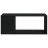 Schwarzer TV-Schrank Donald 80x24x32cm (Holz)