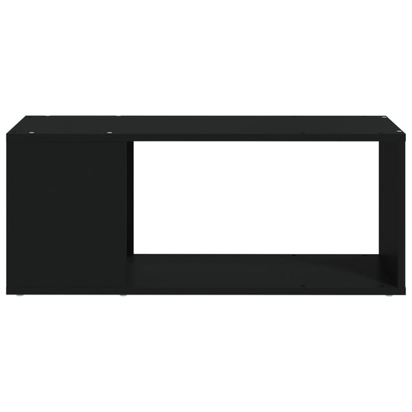 Schwarzer TV-Schrank Donald 80x24x32cm (Holz)