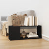 Schwarzer TV-Schrank Donald 80x24x32cm (Holz)