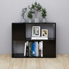 Schwarzes TV-Möbel Donald 80x24x63cm (Holz)