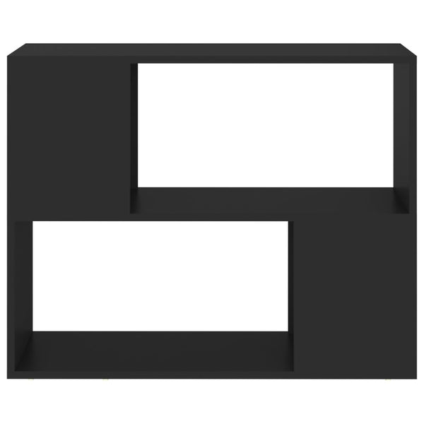 Schwarzes TV-Möbel Donald 80x24x63cm (Holz)