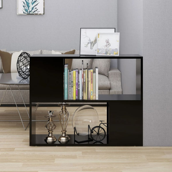 Schwarzes TV-Möbel Donald 80x24x63cm (Holz)