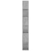 Betongraues Regal/Raumteiler Donald 80x24x186cm (Holz)