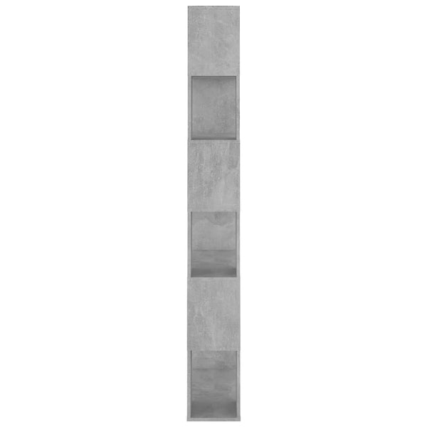 Betongraues Regal/Raumteiler Donald 80x24x186cm (Holz)