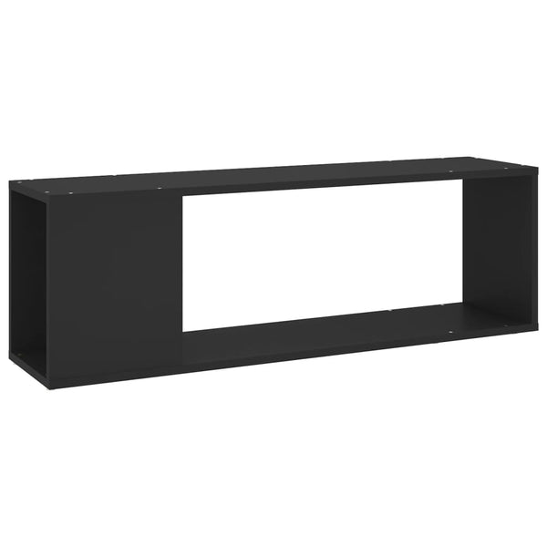 Schwarzer TV-Schrank Donald\ 100x24x32cm (Holz)