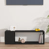 Schwarzer TV-Schrank Donald\ 100x24x32cm (Holz)