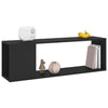 Schwarzer TV-Schrank Donald\ 100x24x32cm (Holz)