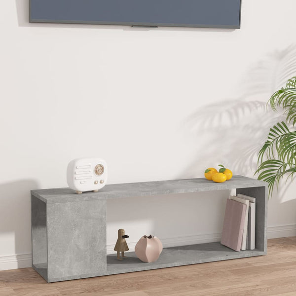 TV-Lowboard Donald Betongrau 100x24x32cm (Spanplatte)