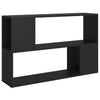 Schwarzes Bücherregal Donald\ 100x24x63cm (Holz)