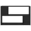 Schwarzes Bücherregal Donald\ 100x24x63cm (Holz)