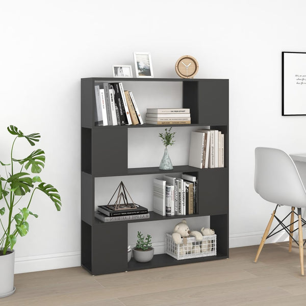 Donald grauer Raumteiler/Bücherregal 100x24x124cm