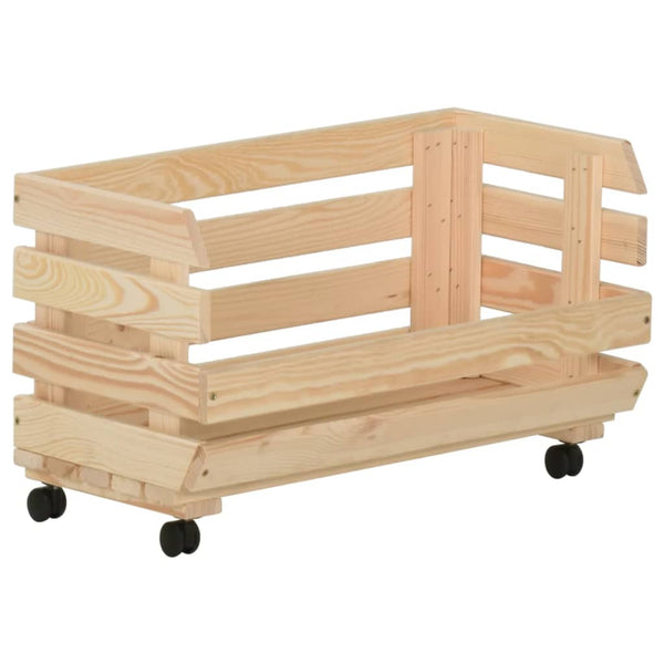 Vihanneskärry Nedrig 37x30x80cm (mänty)