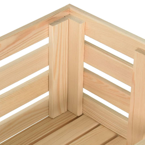 Vihanneskärry Nedrig 37x30x80cm (mänty)
